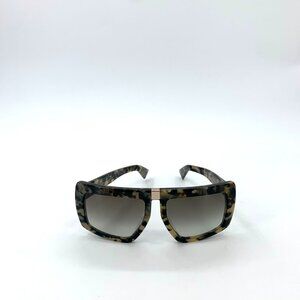 Miu Miu Womens Oversized Square Tortoiseshell Sunglasses With Case & Box